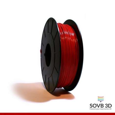 PLA SOVB 3D Rouge Ø1.75 mm (1 kg)