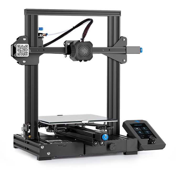 Imprimante 3D Creality ENDER 3 V2 idéale pour débuter l'impression 3D